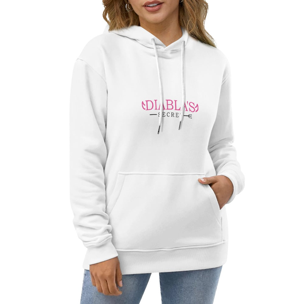 Plus Size Double Layer Hood Full Print Sweatshirt