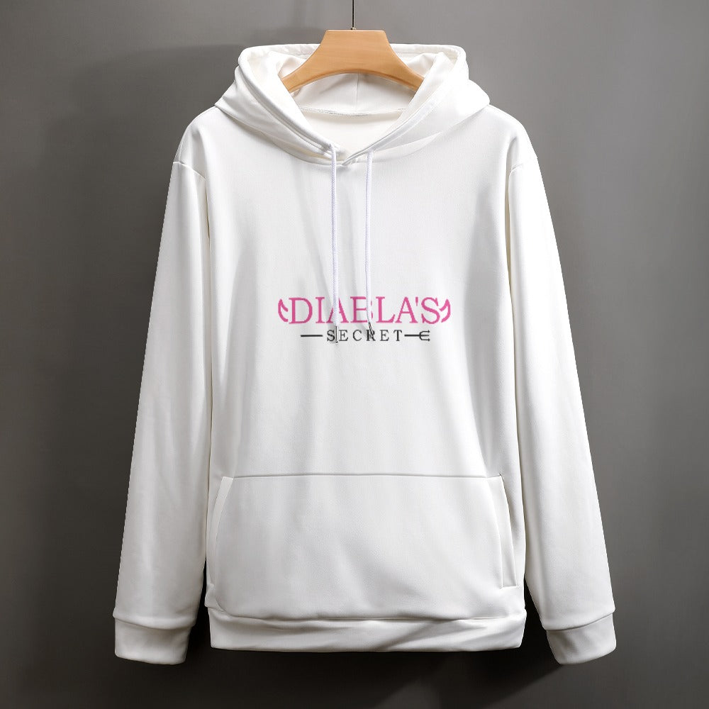 Plus Size Double Layer Hood Full Print Sweatshirt