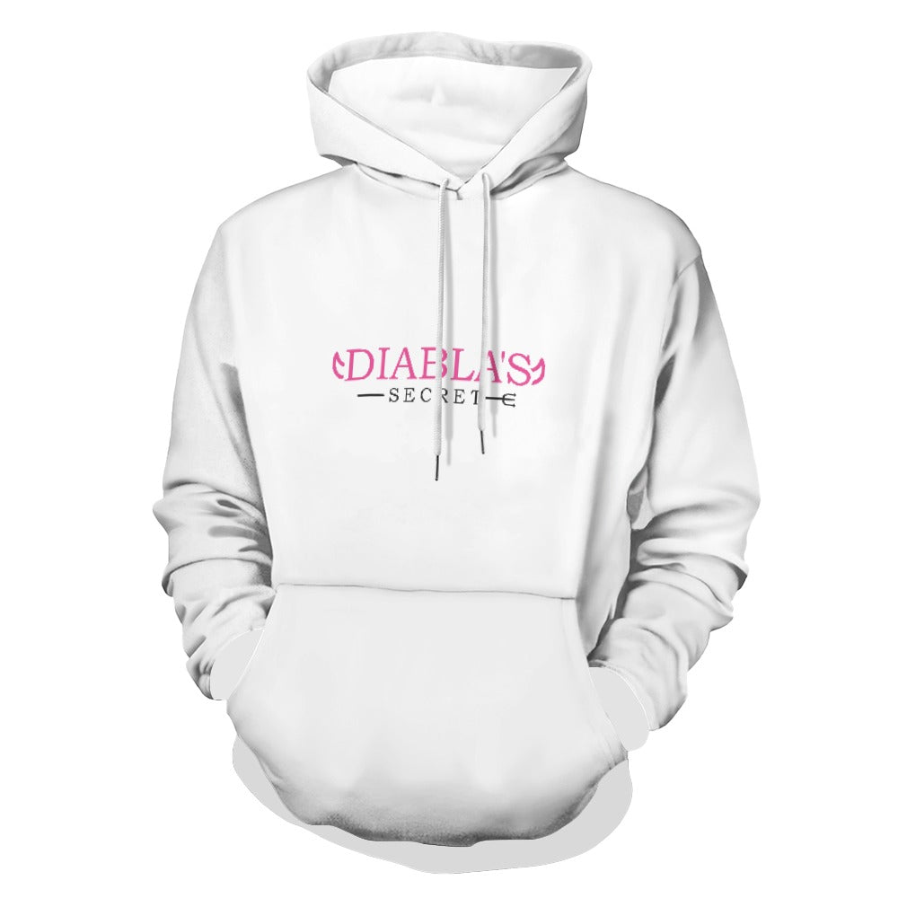 Plus Size Double Layer Hood Full Print Sweatshirt