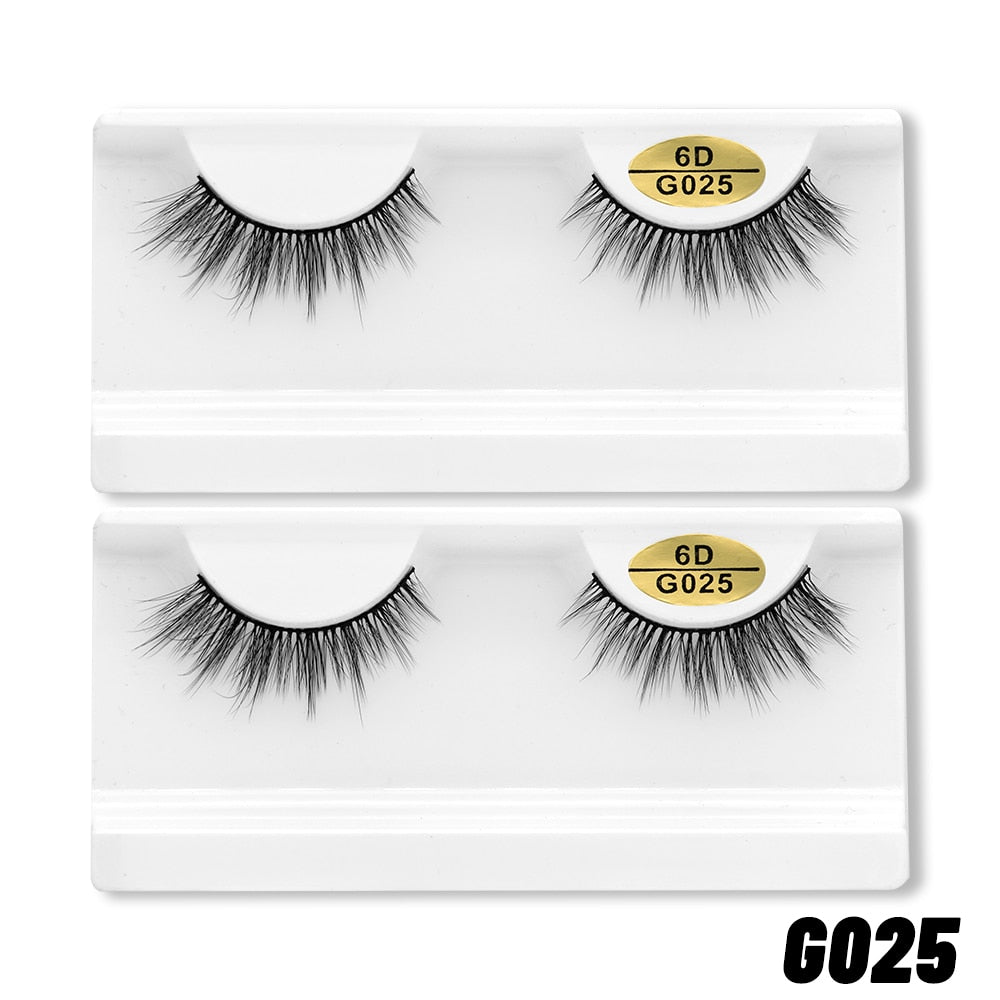 5/8 pairs 3D Faux Mink Lashes Natural False Eyelashes Dramatic Volume Fake Lashes Makeup Eyelash Extension Silk Eyelashes