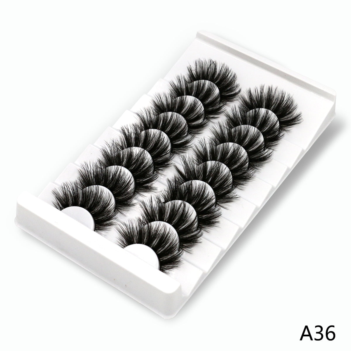 5/8 pairs 3D Faux Mink Lashes Natural False Eyelashes Dramatic Volume Fake Lashes Makeup Eyelash Extension Silk Eyelashes