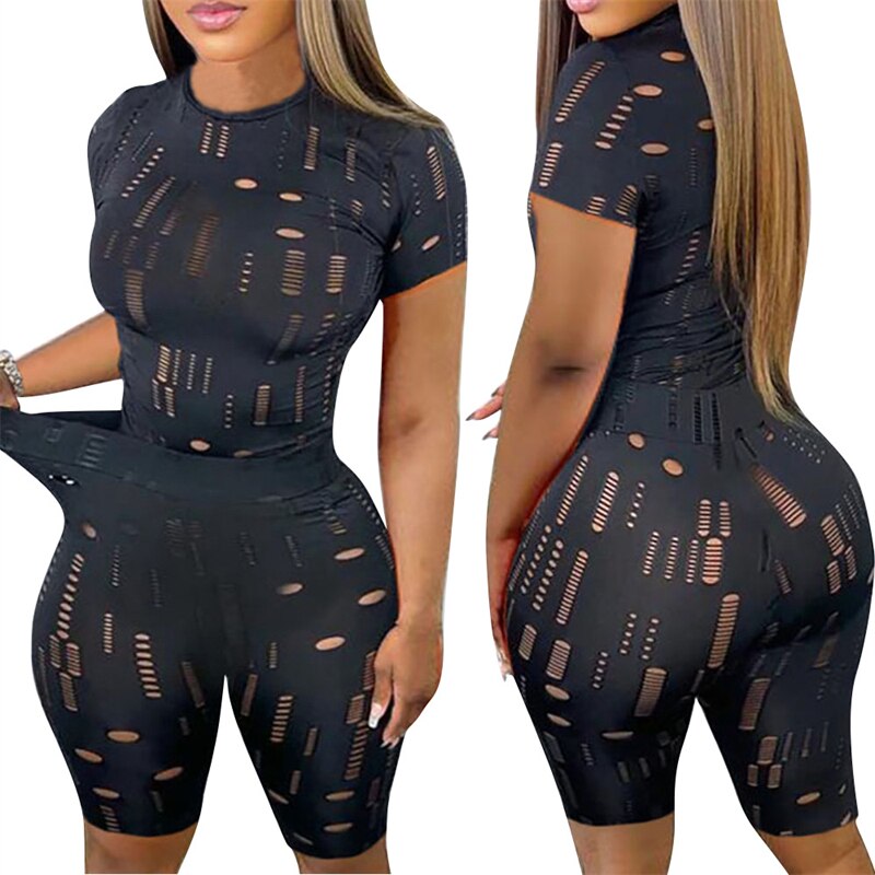 Two Piece Set Women Black Turtleneck