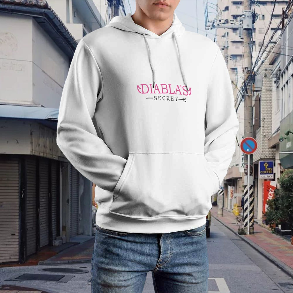 Plus Size Double Layer Hood Full Print Sweatshirt
